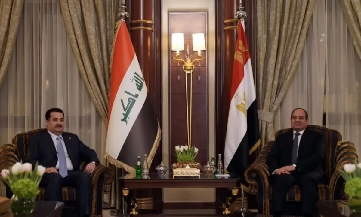 گفت‌وگوی تلفنی نخست‌وزیر عراق و رئیس‌جمهوری مصر