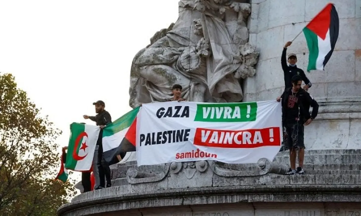 انتقاد ایتالیا از ممنوعیت برگزاری تظاهرات حامی فلسطین در فرانسه