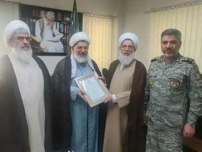 دیدار حجت الاسلام محمدحسنی با رئیس سازمان عقیدتی سیاسی فراجا
