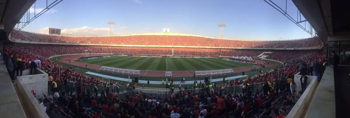 درخواست نیروی انتظامی از طرفداران پرسپولیس؛ ظرفیت ورزشگاه آزادی تکمیل شد(عکس)