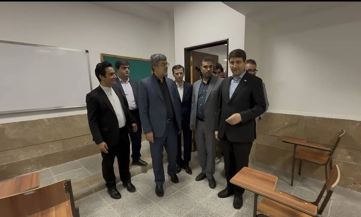 افتتاح مدرسه ۱۵ کلاسه چادرملو در اردکان