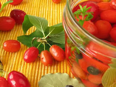 ترشی زغال اخته خوشمزه 