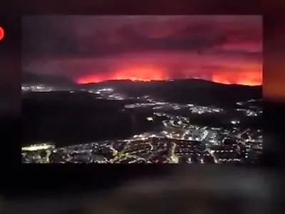 ۱۸ جانباخته در آتش‌سوزی جنگلی در شیلی + فیلم