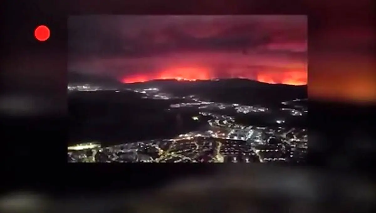 ۱۸ جانباخته در آتش‌سوزی جنگلی در شیلی + فیلم