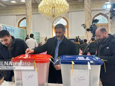 سعید محمد رای خود را به صندوق انداخت