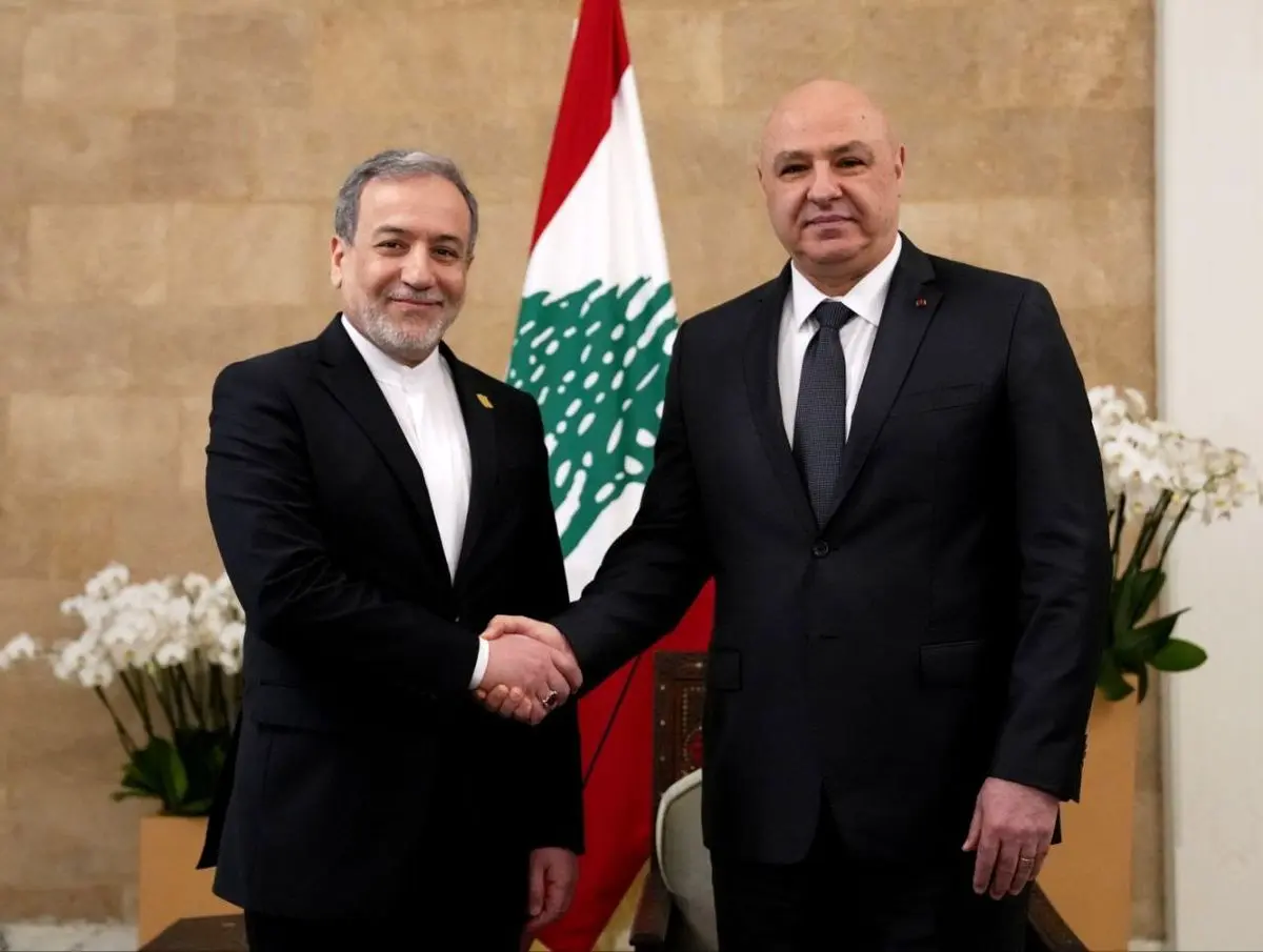 دیدار وزیر امور خارجه با رئیس جمهور لبنان