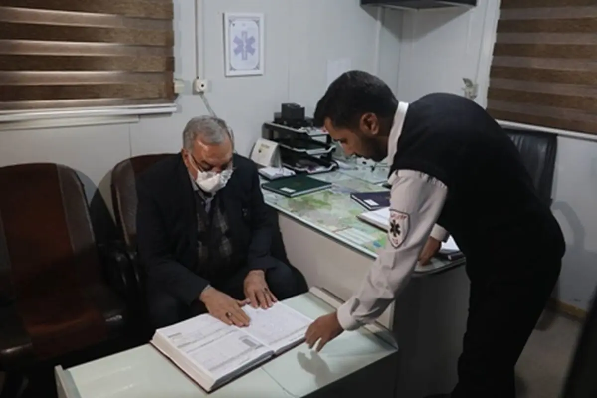 بازدید سرزده وزیر بهداشت از پایگاه ۲۲۰ اورژانس در منطقه قلهک تهران