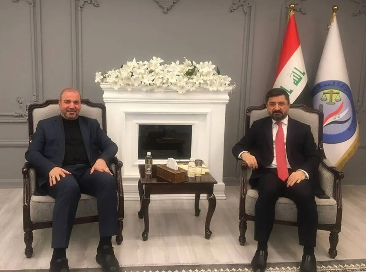 دیدار آل صادق با وزیر دادگستری جمهوری عراق 
