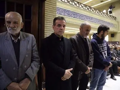 گزارش تصویری حضور پیشکسوتان فوتبال در مراسم ختم نادر باقری