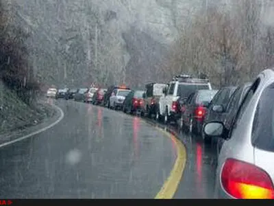 بارش پراکنده باران در جاده‌های شمالی کشور