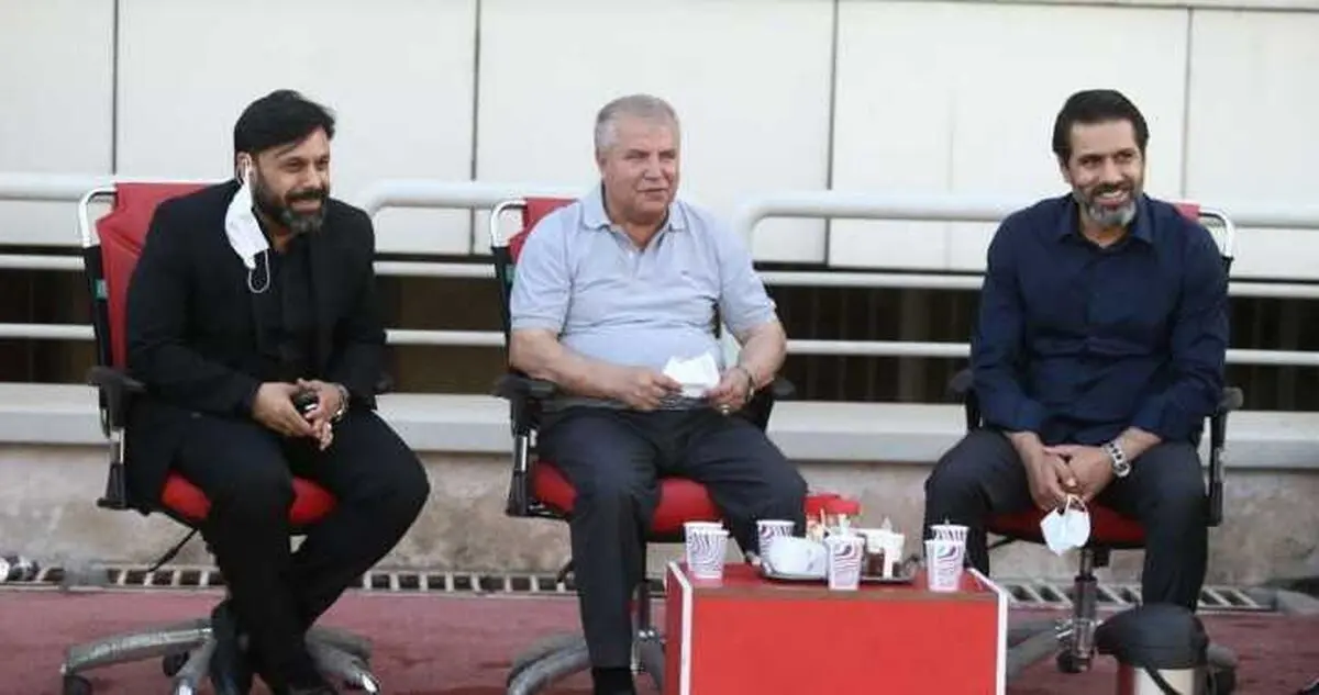 علی پروین در تمرین پرسپولیس حاضر شد