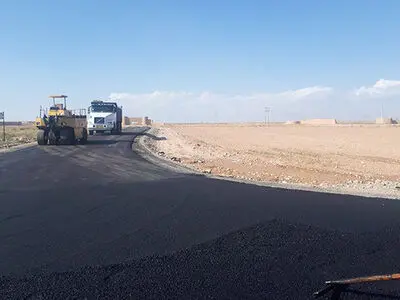 اجرای ۲۰ هزار مترمربع لکه گیری هندسی محور کمربندی و بروجرد_خرم آباد