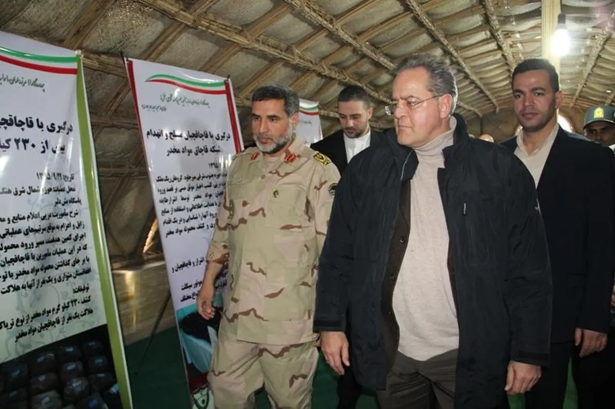 دیدار رئیس پلیس آلمان با فرمانده مرزبانی سیستان و بلوچستان