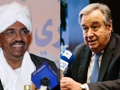 دیدار عمر‌البشیر با دبیر کل سازمان ملل