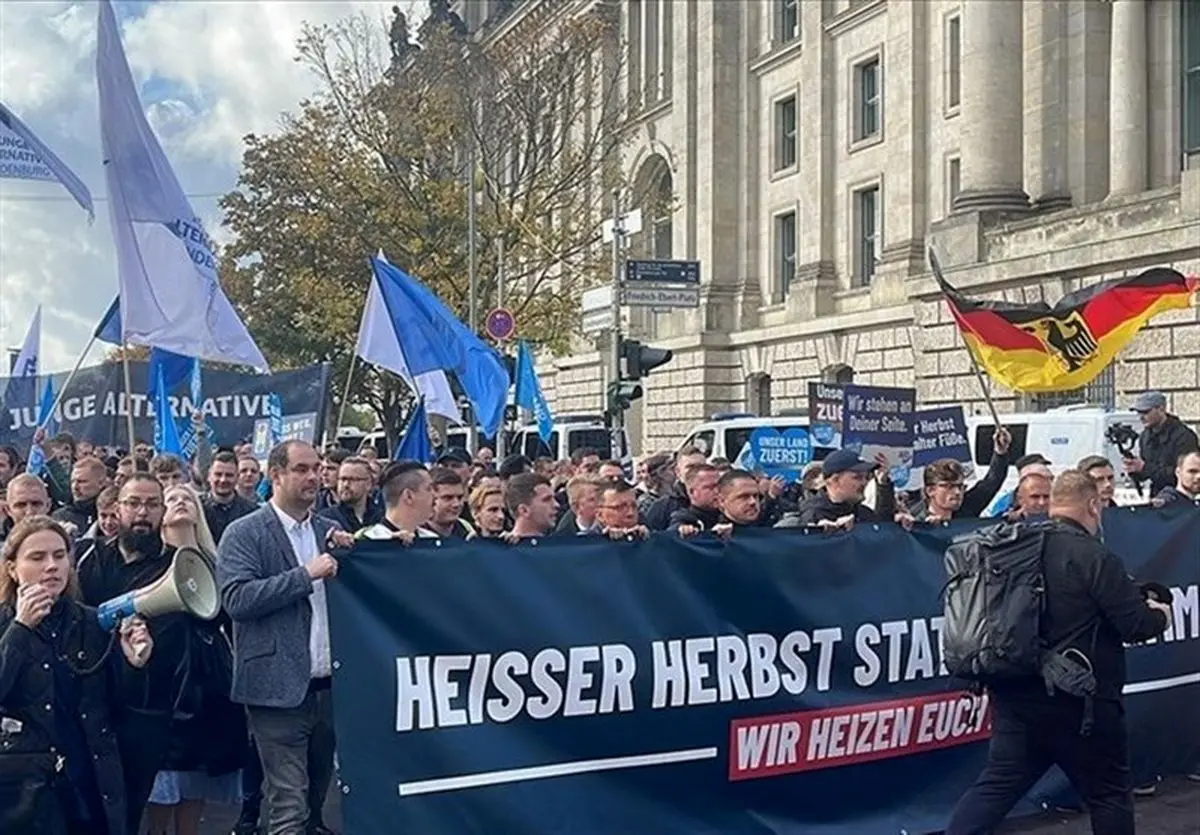  German Far-Right Party Protests Energy Crisis