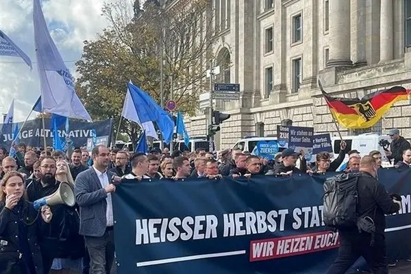  German Far-Right Party Protests Energy Crisis