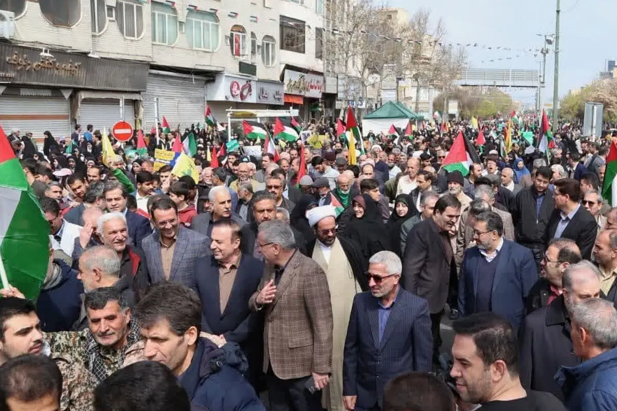 حضور جوانان در روز قدس نشانه مسئولیت‌پذیری نسل جدید است