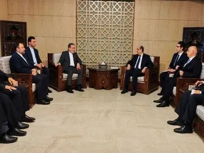 دیدار عباس عراقچی با وزیر امورخارجه سوریه 