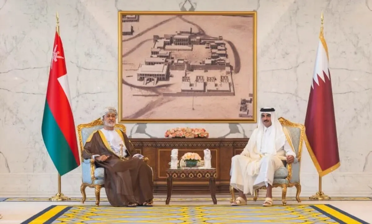 دیدار امیر قطر و سلطان عمان در دوحه