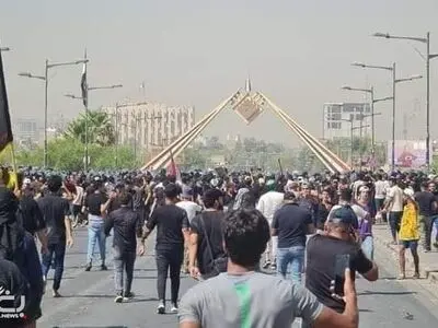 هواداران صدر وارد منطقه سبز بغداد شدند
