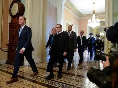 Senate rejects Democrats on documents, witness in Trump impeachment trial