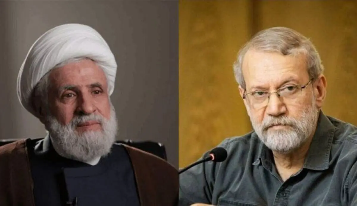 لاریجاني: ‏دعم إیران للبنان ومقاومته بناءً على توجیهات قائد الثورة الاسلامیة