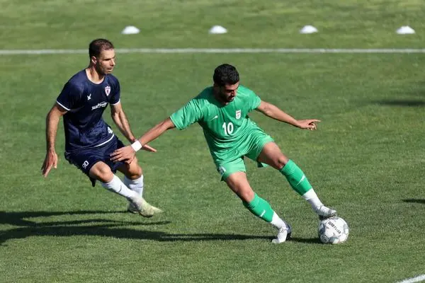 بازی دوستانه تیم ملی جوانان با پرسپولیس