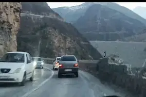 جاده چالوس دوطرفه شد