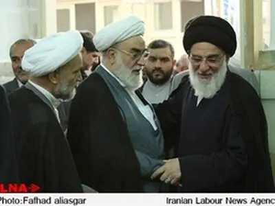 مراسم ترحیم مادر آیت‌الله هاشمی شاهرودی