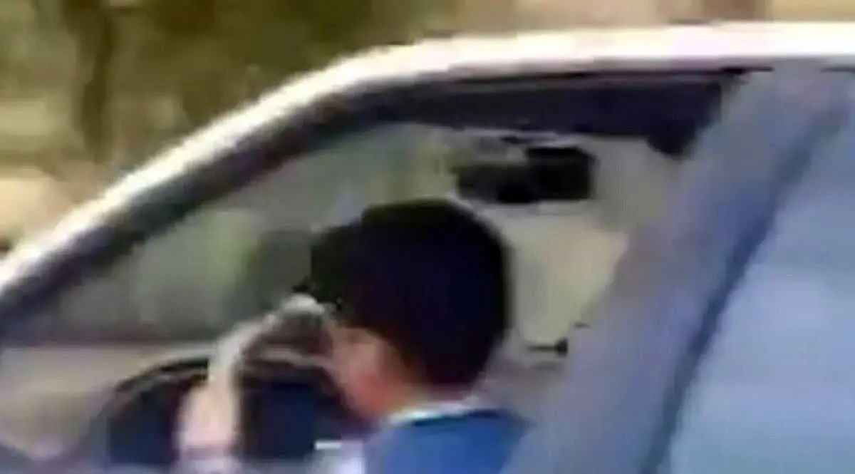 خودرو با رانندگی کودک ۹ ساله در توقیف شد