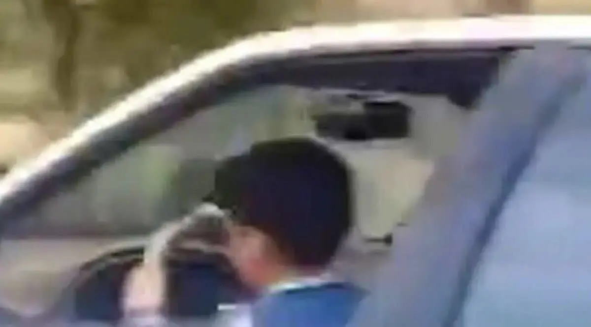 خودرو با رانندگی کودک ۹ ساله در توقیف شد