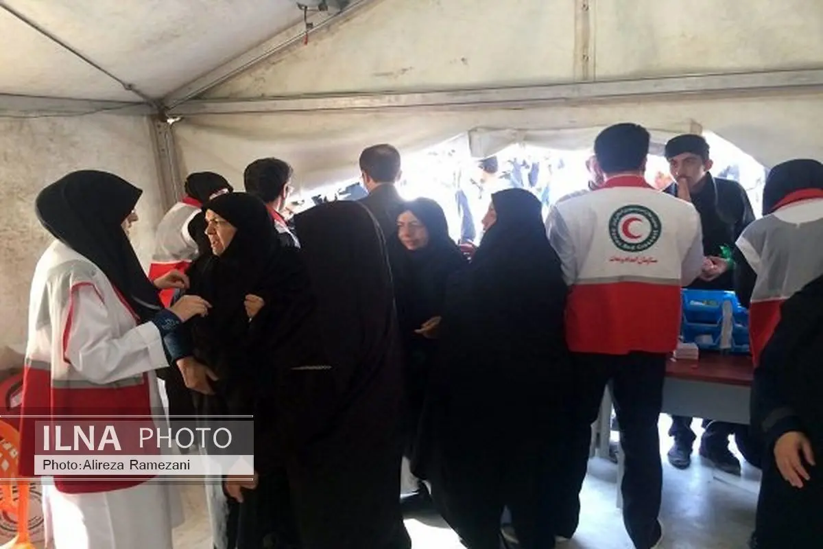 ارائه خدمات درمانی به زائران در حال بازگشت به کشور