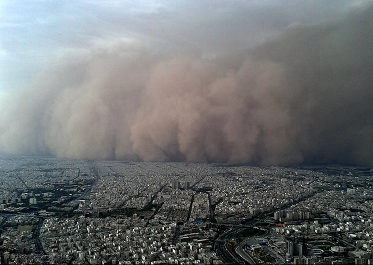 ۲۴۶ مصدوم بر اثر وقوع طوفان شن
