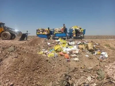 ‍۵ تن مواد غذایی غیر بهداشتی در نیشابور معدوم شد