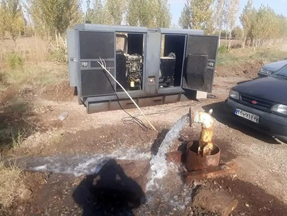 راه اندازی چاه آب شرب روستای فنایی خوی