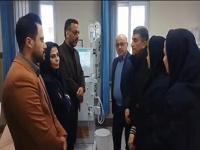 اهدای یک دستگاه دیالیز به بیمارستان صومعه سرا 