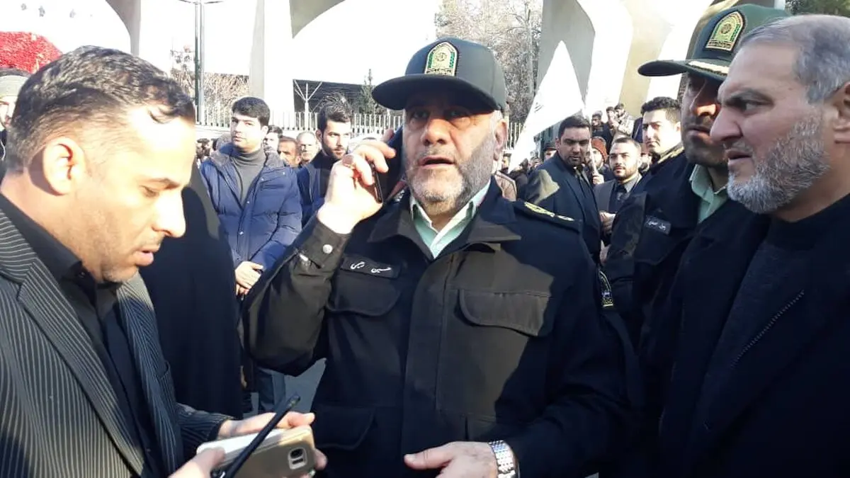حضور سردار رحیمی در مراسم تشییع پیکر سردار سپهبد سلیمانی