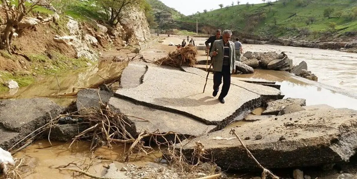 خسارت به ۱۳ هزار کیلومتر از راه‌های کشور ناشی از وقوع سیل/در ایلام ۱۹ روستا فاقد ارتباط با اطراف خود هستند 
