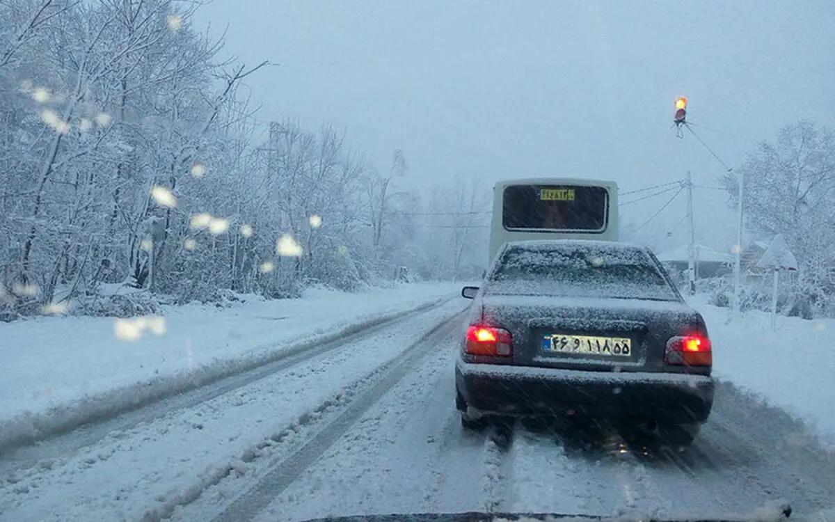 بارش برف و باران در ۱۵ استان کشور