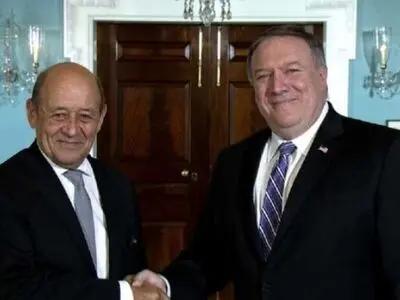 گفت‌وگوی وزرای خارجه آمریکا و فرانسه با محوریت ایران و تقویت ناتو