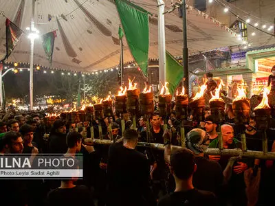 شب هشتم محرم 1401 در محله دولت آباد