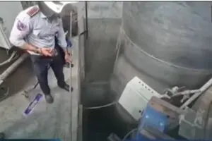 جان باختن یک کارگر بر اثر سقوط از ارتفاع در شهرک صنعتی نجف‌آباد