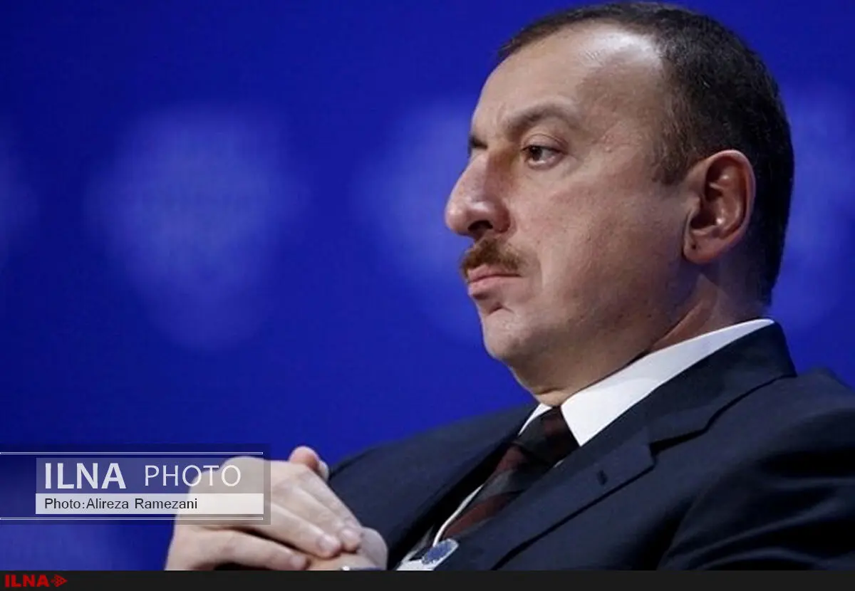 حضور الهام علی‌اف در غرفه گردشگری ایران در باکو