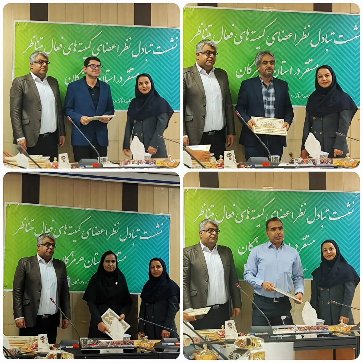 تقدیر از کارکنان شرکت فولاد هرمزگان به عنوان اعضای فعال کمیته متناظر TC102