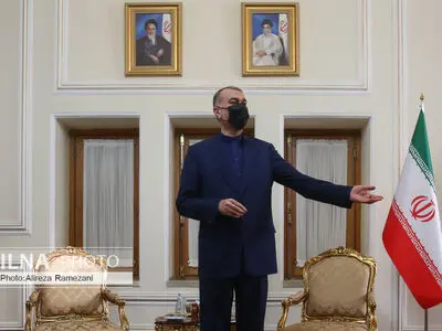 دیدار نوه نلسون ماندلا و دبیر کل جهاد اسلامی فلسطین با وزیر  امور خارجه