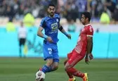 گل اول استقلال به نساجی توسط علی کریمی