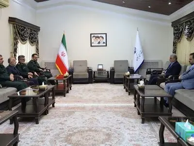 دیدار فرمانده سپاه قدس با استاندار گیلان