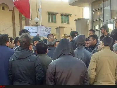 کارگران گیلانا با وعده رسیدگی به تجمع خود خاتمه دادند 