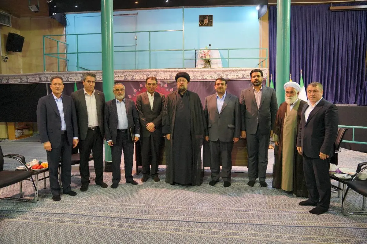 دیدار مدیرعامل بانک ملی ایران با سید حسن خمینی