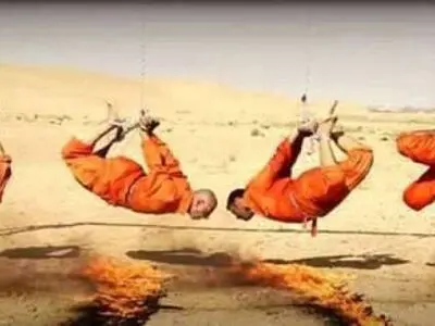 داعش ١٠ نفر از عناصر خود را به جرم ترسو بودن آتش زد